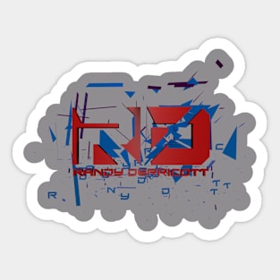 Randy Derricott Explosion Sticker